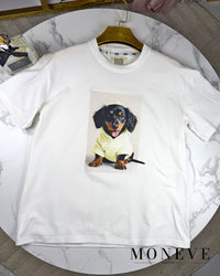 T-shirt Puppy LA – Uroczy Akcent w Twojej Garderobie — widok 2