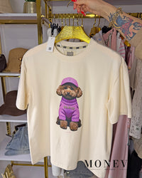 T-shirt Paris Poodle by Nooda – Twój Uroczy Basic — widok 1