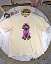 T-shirt Paris Poodle by Nooda – Twój Uroczy Basic — widok 2