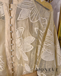 Ażurowa Sukienka Pearl Lace – Zmysłowa Elegancja — widok 3
