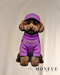 T-shirt Paris Poodle by Nooda – Twój Uroczy Basic — widok 3