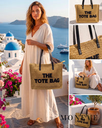 Letnia Pleciona Torba Shopper „THE TOTE BAG” — widok 2
