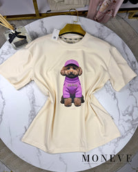T-shirt Paris Poodle by Nooda – Twój Uroczy Basic — widok 4